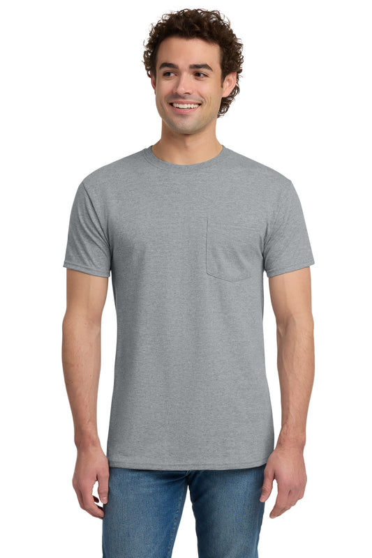 Jerzees ® - Dri-Power ® 50/50 Cotton/Poly Pocket T-Shirt. 29MP