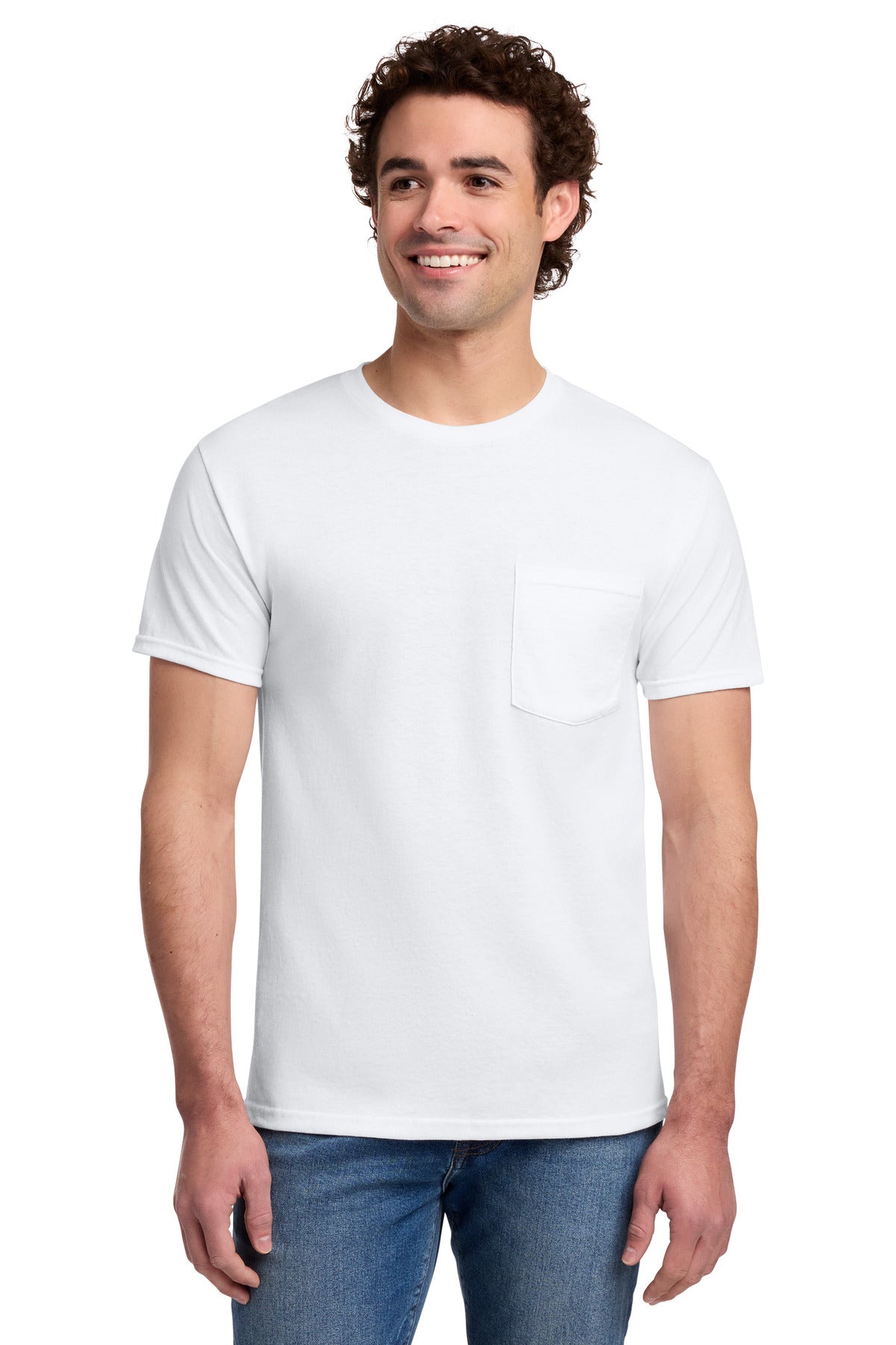 Jerzees ® - Dri-Power ® 50/50 Cotton/Poly Pocket T-Shirt. 29MP