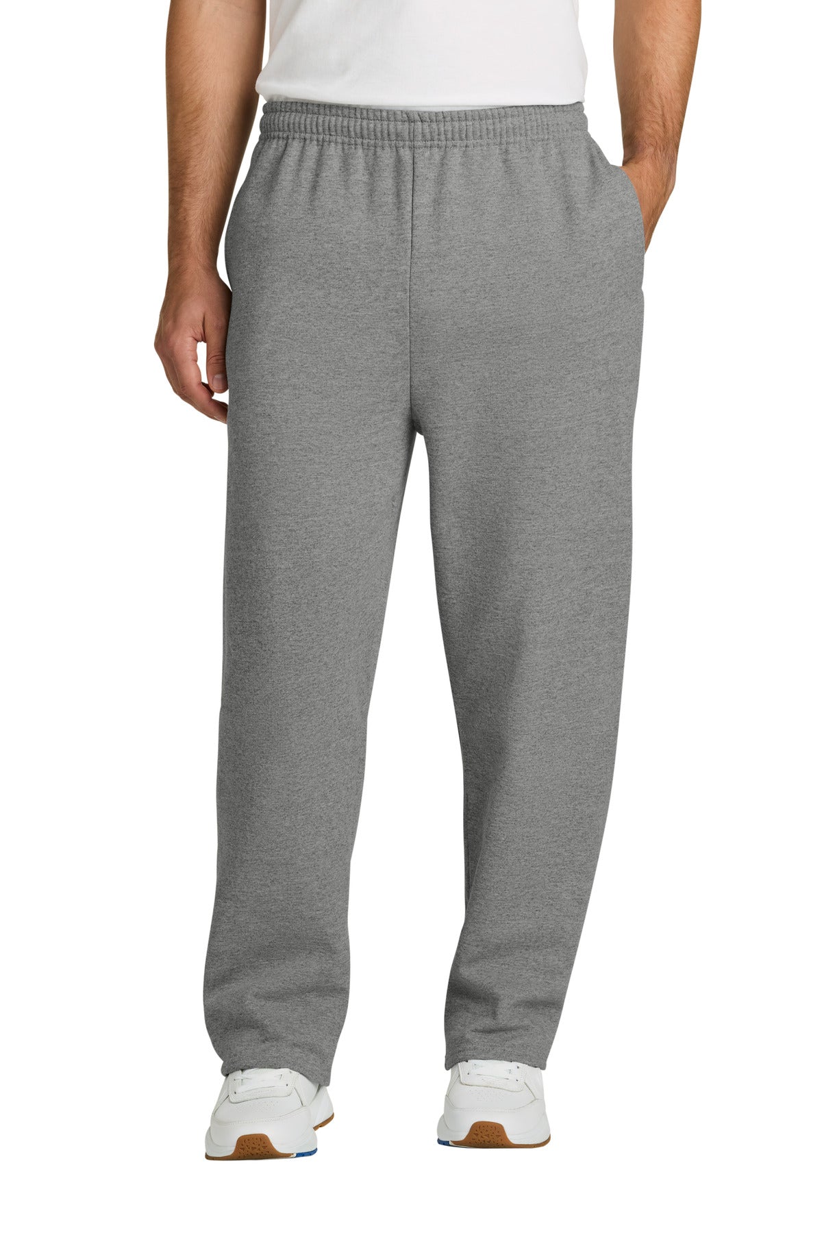 Jerzees ® NuBlend ® Open Bottom Pant with Pockets. 974MP