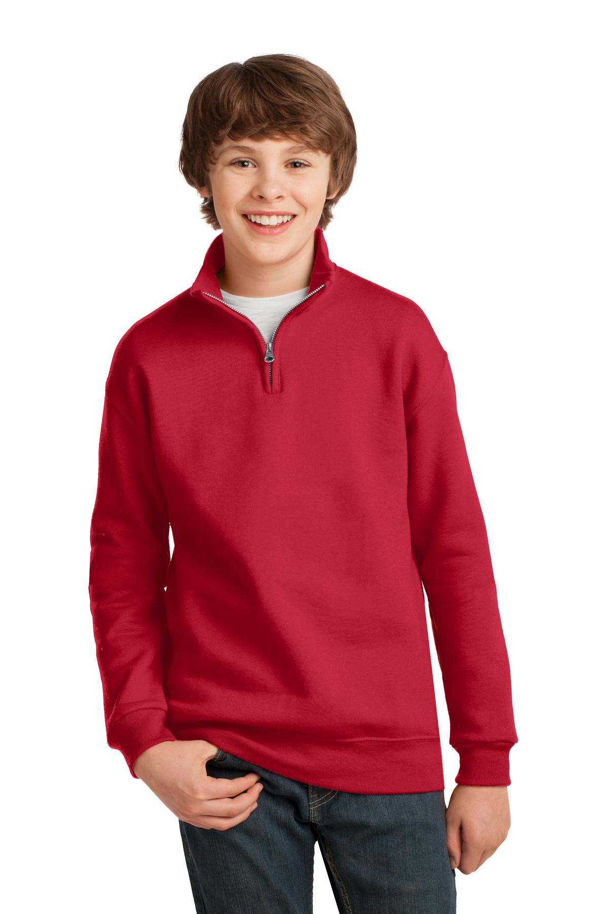 Jerzees ® Youth NuBlend ® 1/4-Zip Cadet Collar Sweatshirt 995Y