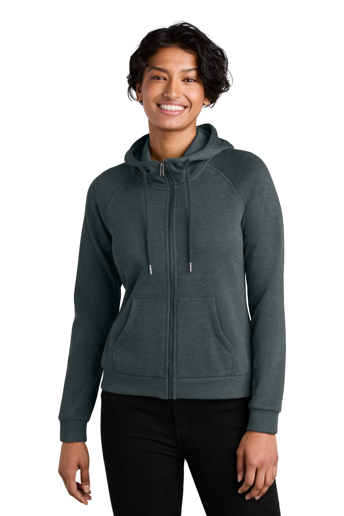 Allmade ® Women's Organic CVC Fleece Full-Zip Hoodie AL5003