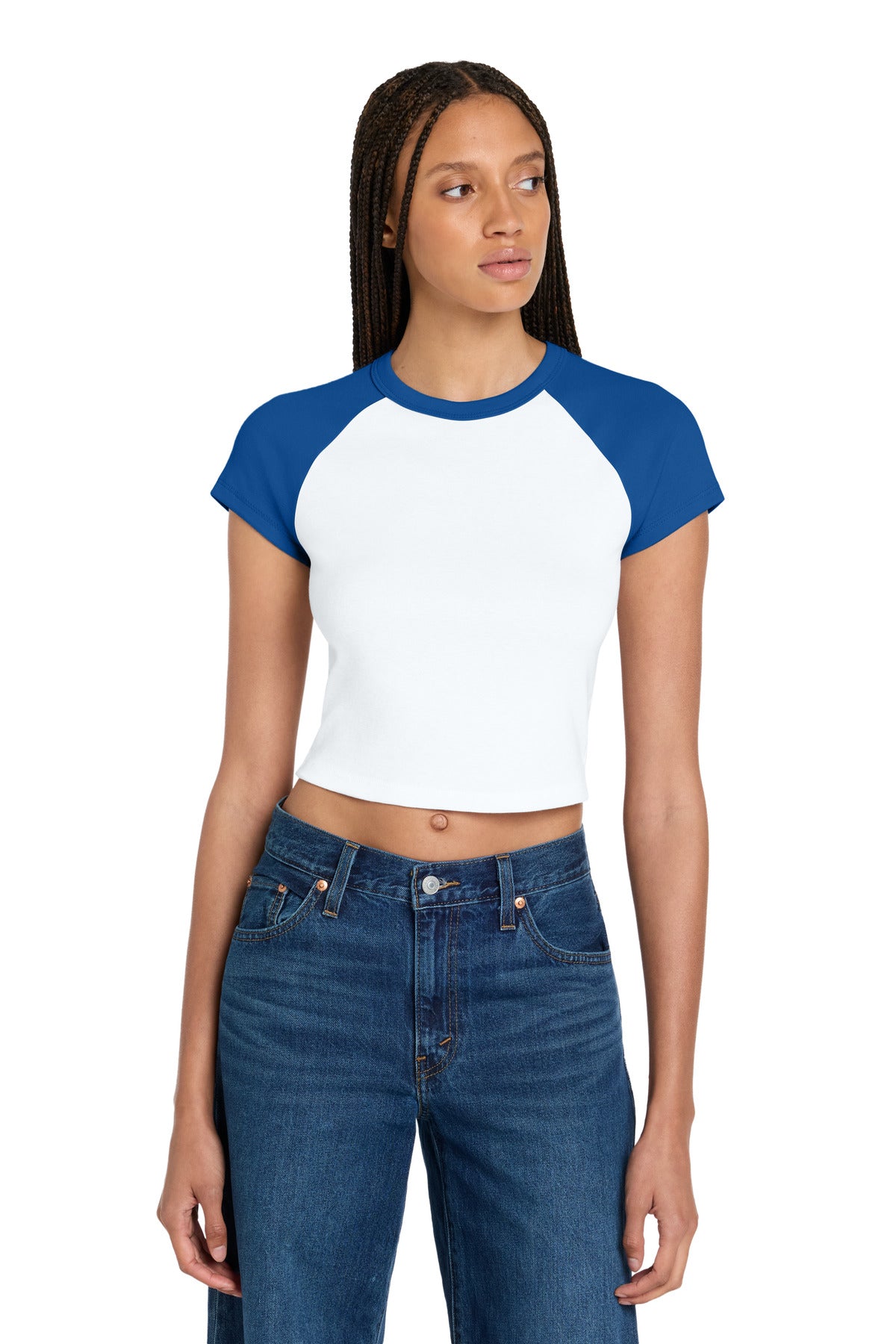 BELLA+CANVAS ® Women's Micro Rib Raglan Baby Tee BC1201