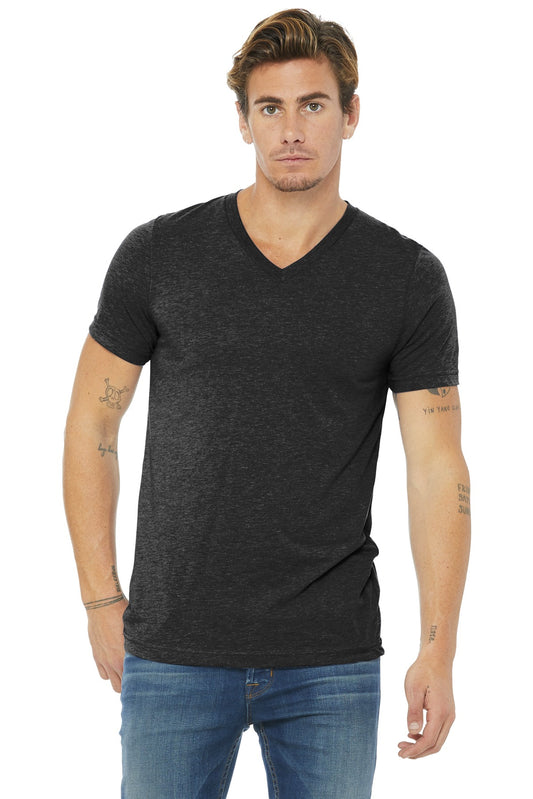 BELLA+CANVAS ® Unisex Triblend Short Sleeve V-Neck Tee. BC3415