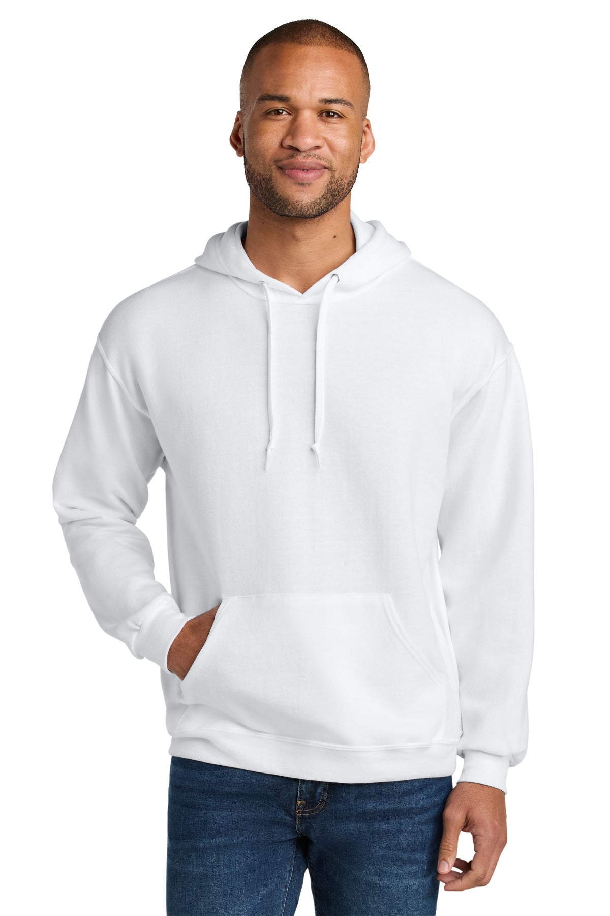 Jerzees Ultimate ® Unisex CVC Ring Spun Hooded Sweatshirt IC49M
