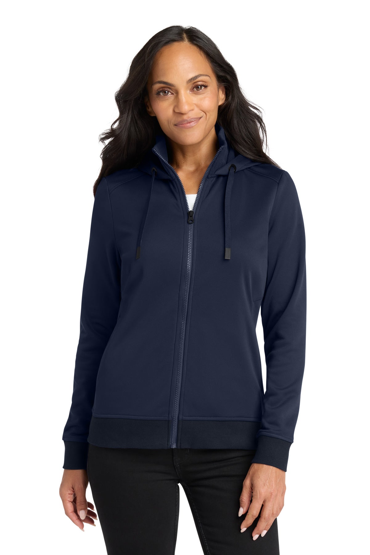 Port Authority ® Women's Smooth Fleece Hooded Jacket L814