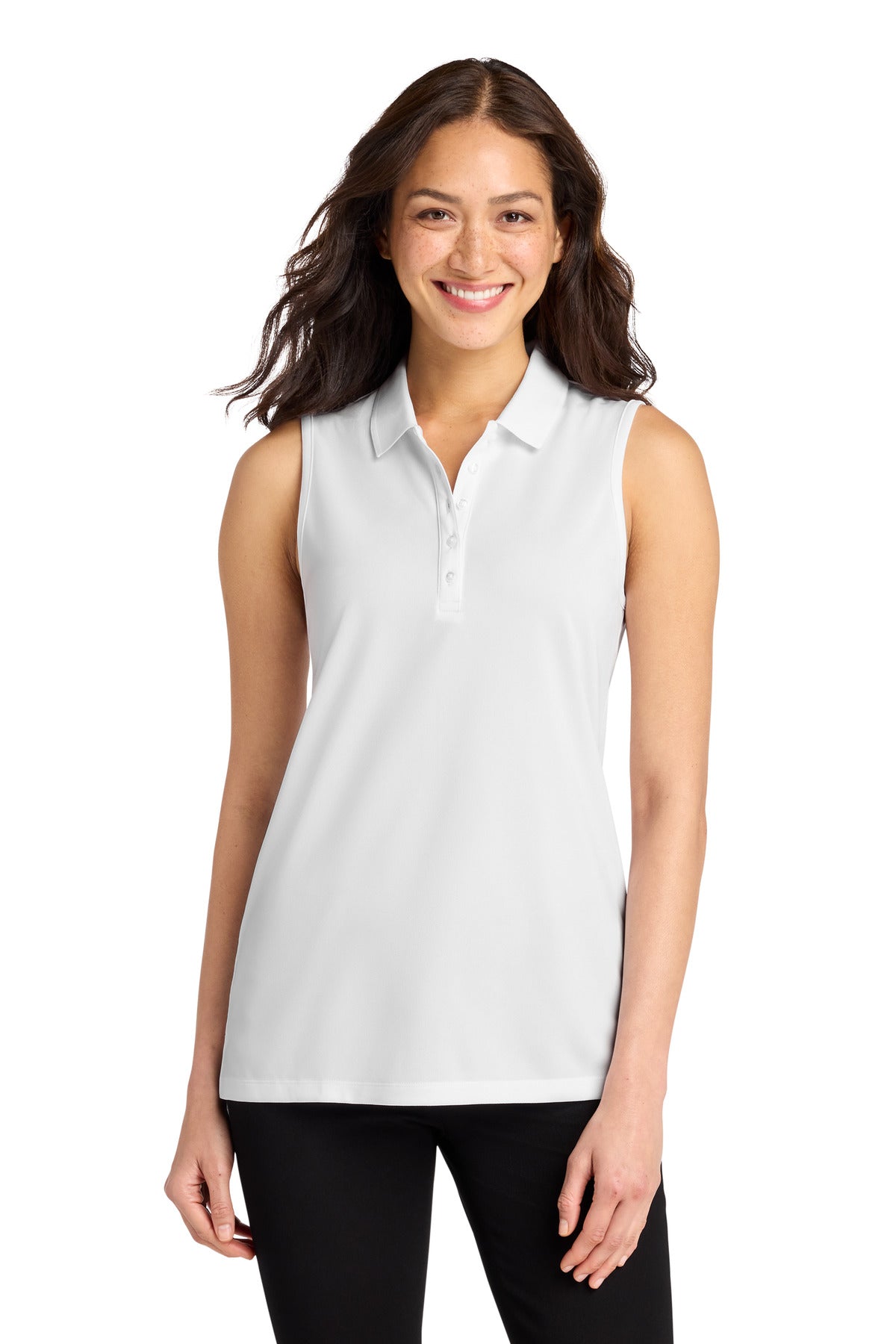 Port Authority ® Women's Dry Zone ® UV Micro-Mesh Sleeveless Polo LK110SV