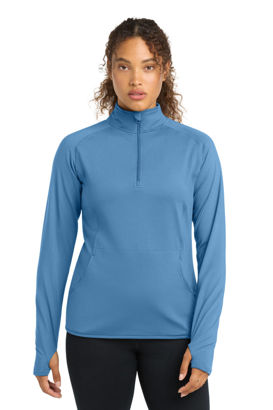 Sport-Tek ® Women's Sport-Wick ® Stretch 1/4-Zip Pullover. LST850