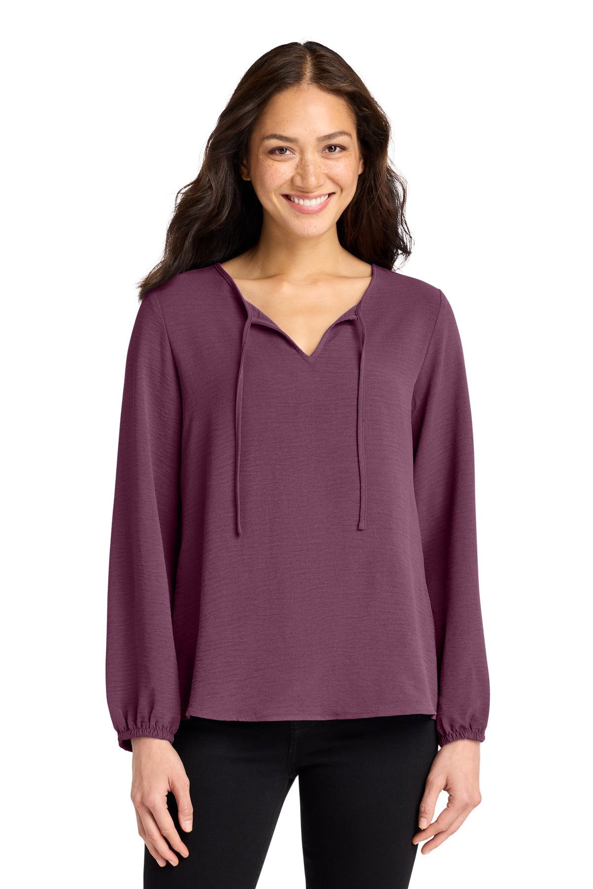 Port Authority ® Women's Textured Crepe Blouse LW714