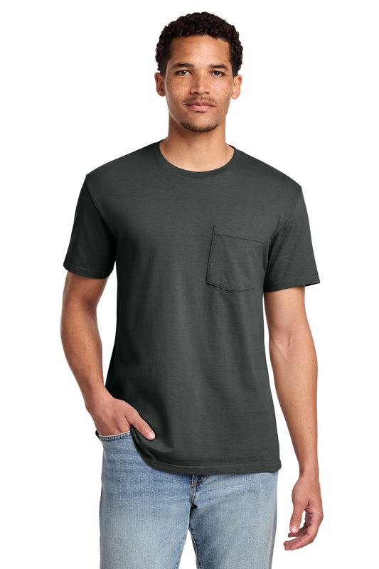 Port & Co ® Beach Wash ® Garment-Dyed Pocket Tee. PC099P