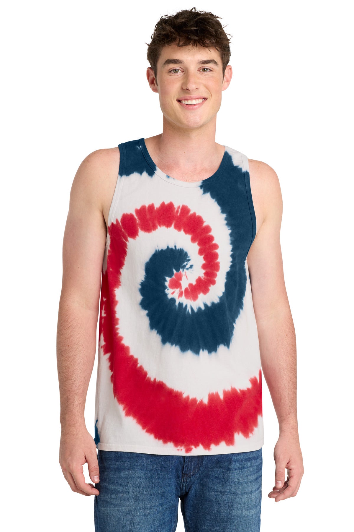 Port & Co ® Tie-Dye Tank Top. PC147TT