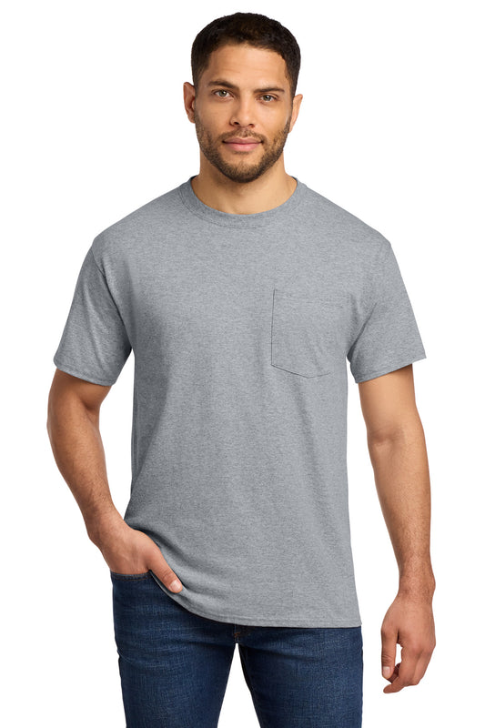 Port & Co ® Tall Essential Pocket Tee. PC61PT