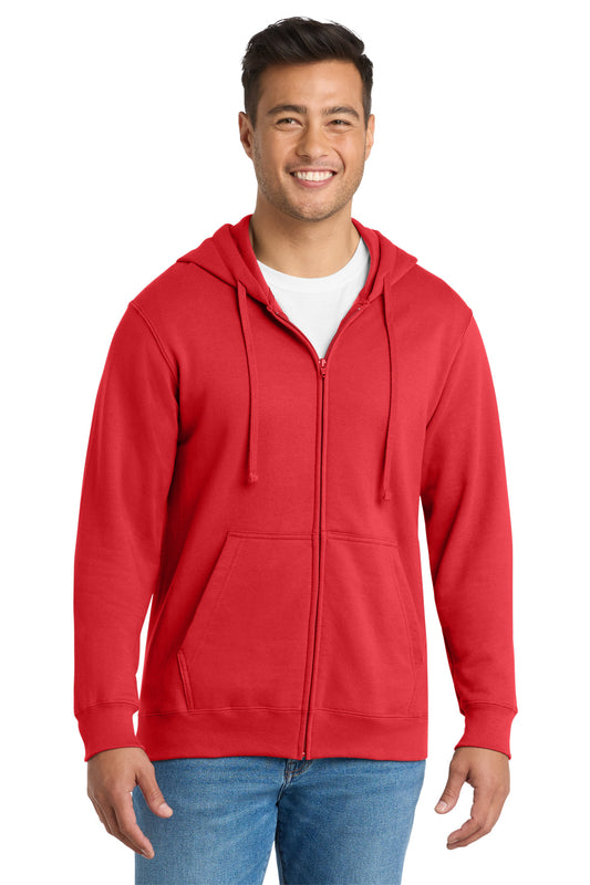 Port & Co ® Fan Favorite Fleece Full-Zip Hooded Sweatshirt. PC850ZH
