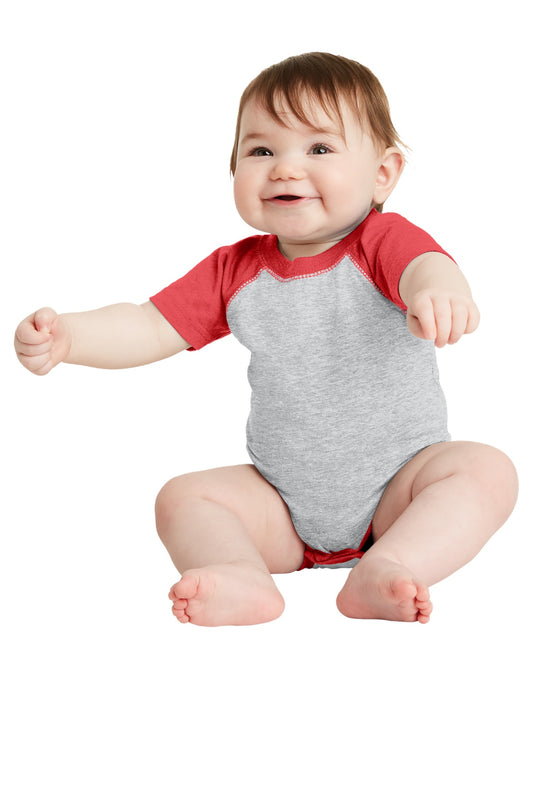 Rabbit Skins ™ Infant Baseball Fine Jersey Bodysuit. RS4430