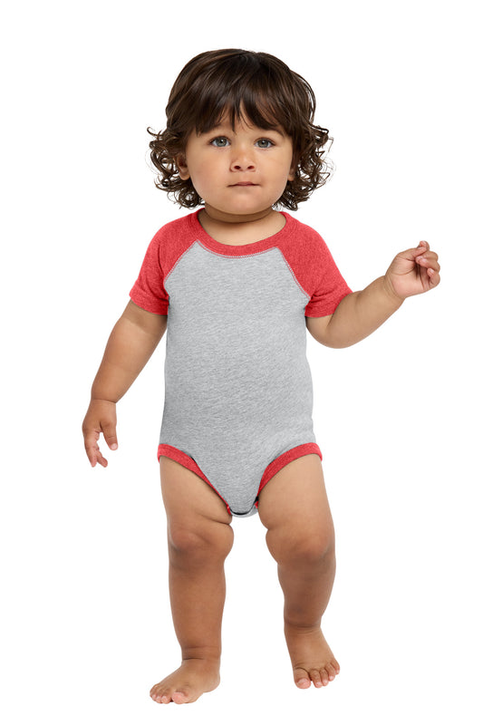 Rabbit Skins ™ Infant Baseball Fine Jersey Bodysuit. RS4430