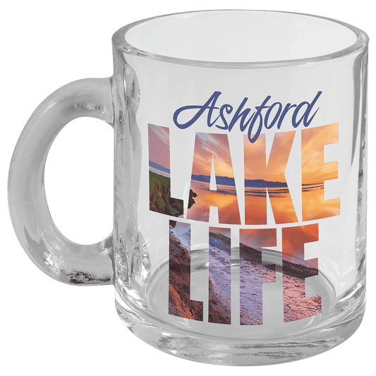 10 oz. Clear Glass Mug with Handle