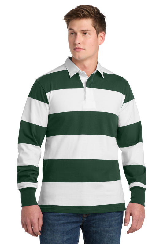 Sport-Tek ® Classic Long Sleeve Rugby Polo. ST301