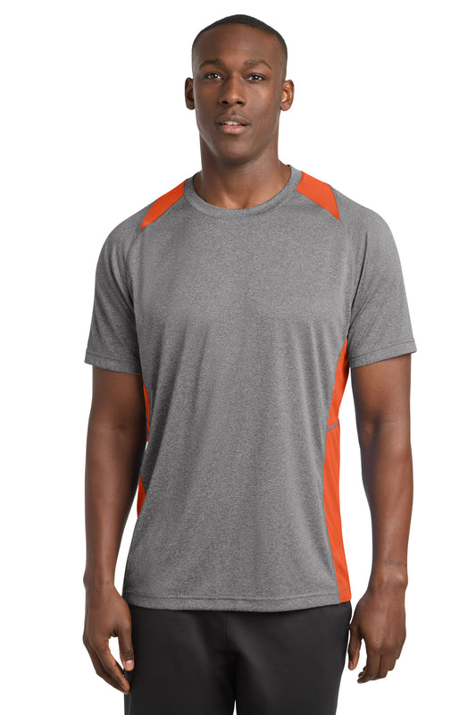 Sport-Tek ® Heather Colorblock Contender ™ Tee. ST361