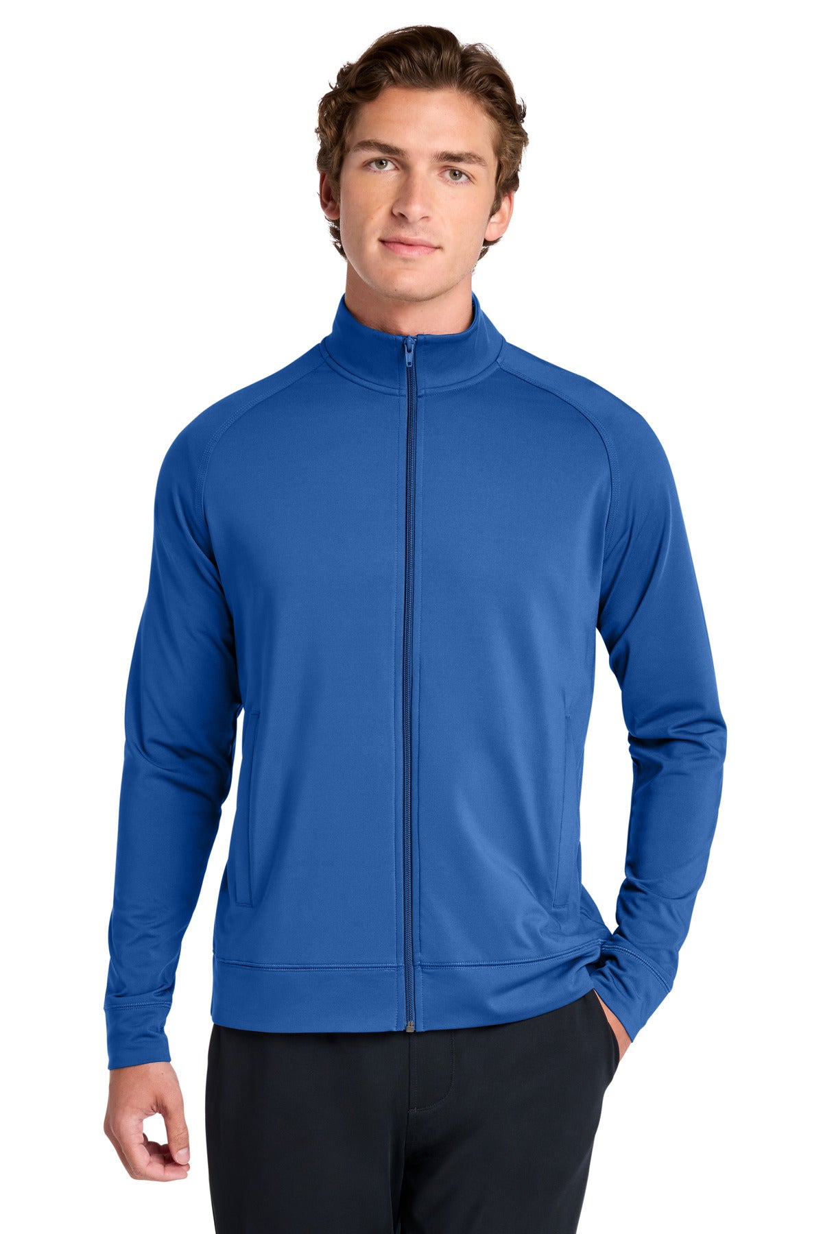 Sport-Tek ® Sport-Wick ® Stretch Full-Zip Cadet Jacket ST857