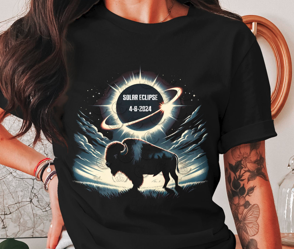 Solar Eclipse DTF Transfer