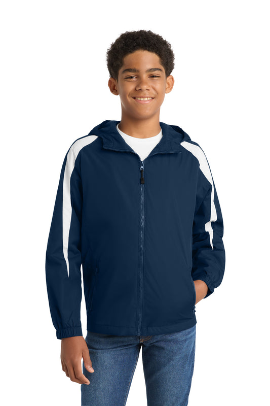 Sport-Tek ® Youth Fleece-Lined Colorblock Jacket. YST81