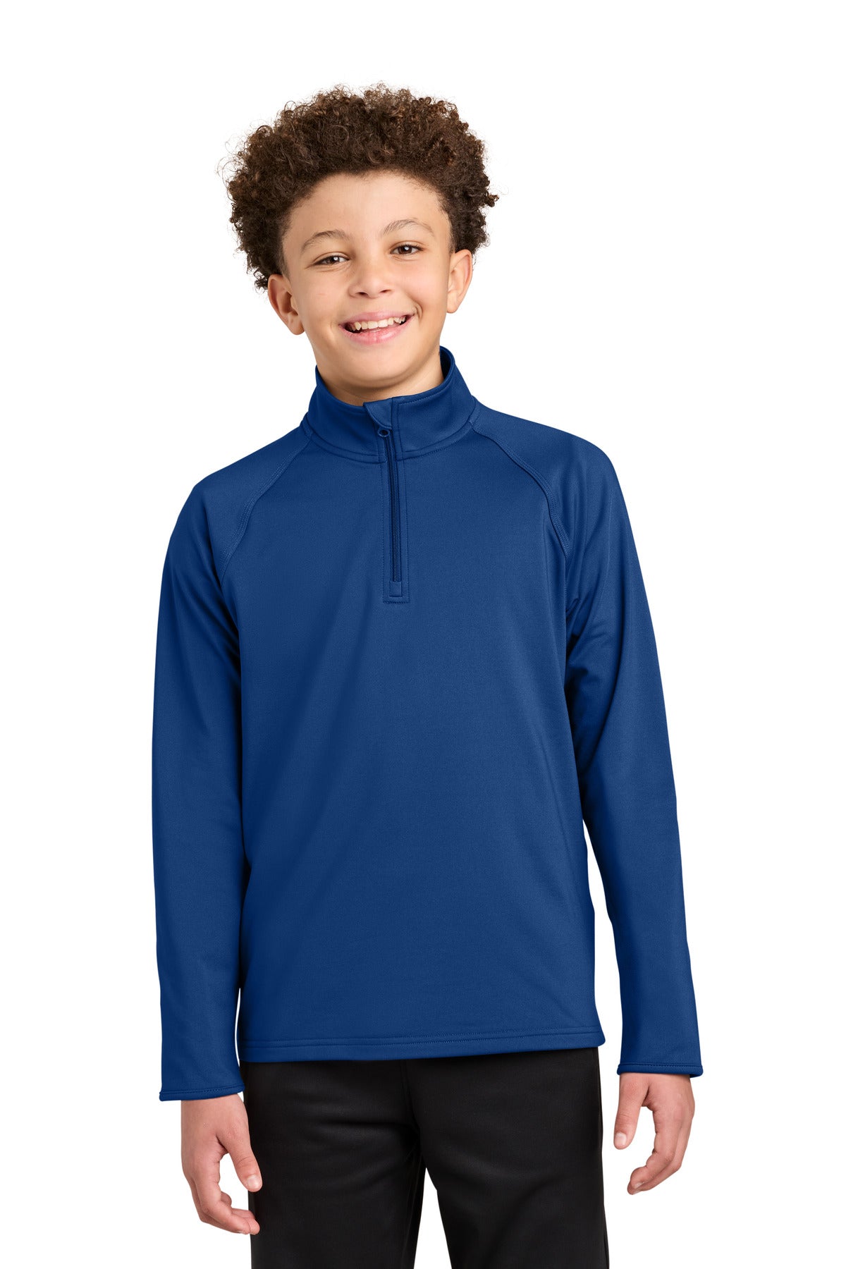 Sport-Tek ® Youth Sport-Wick ® Stretch 1/4-Zip Pullover YST850