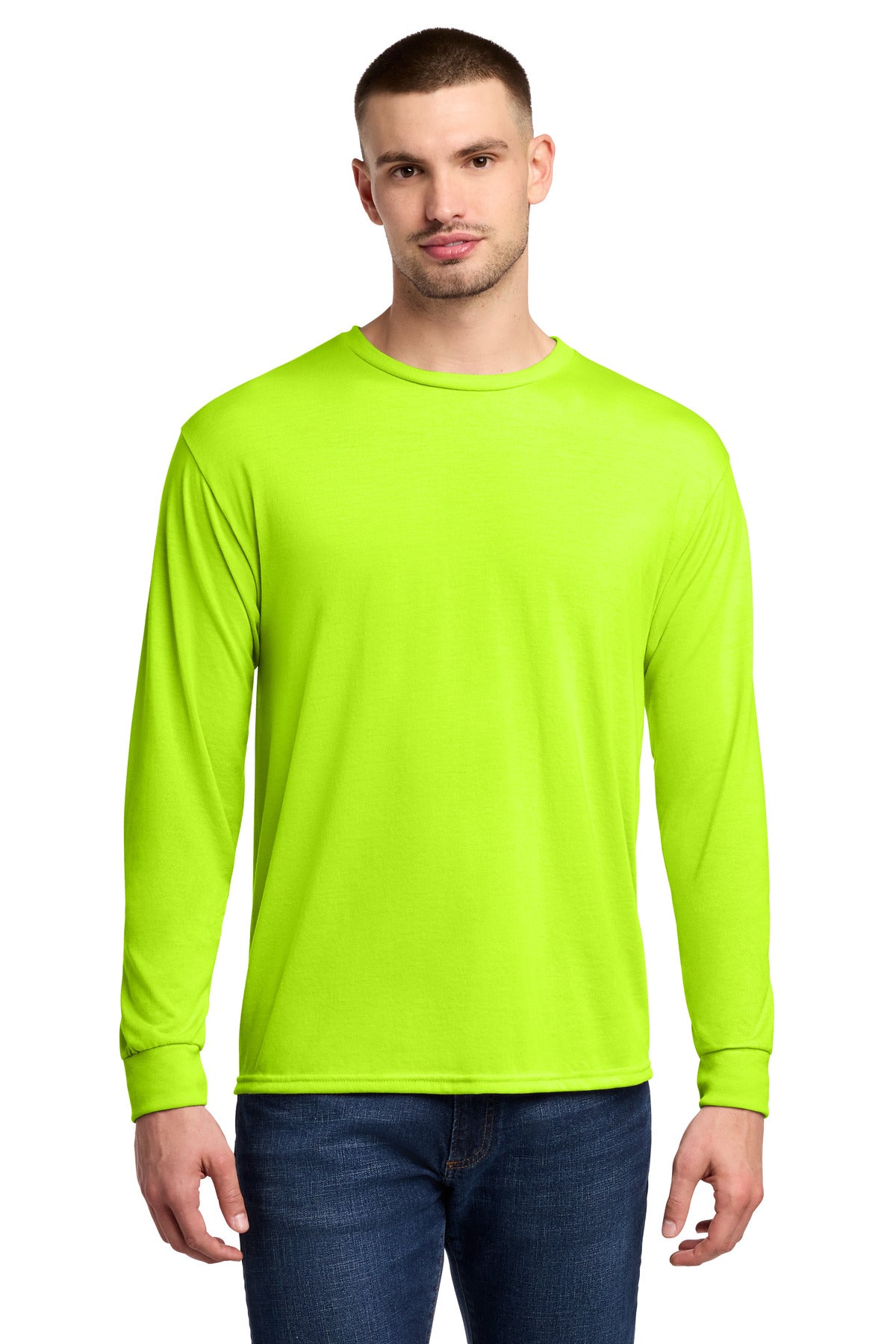 Jerzees ®  Dri-Power ®  100% Polyester Long Sleeve T-Shirt 21LS