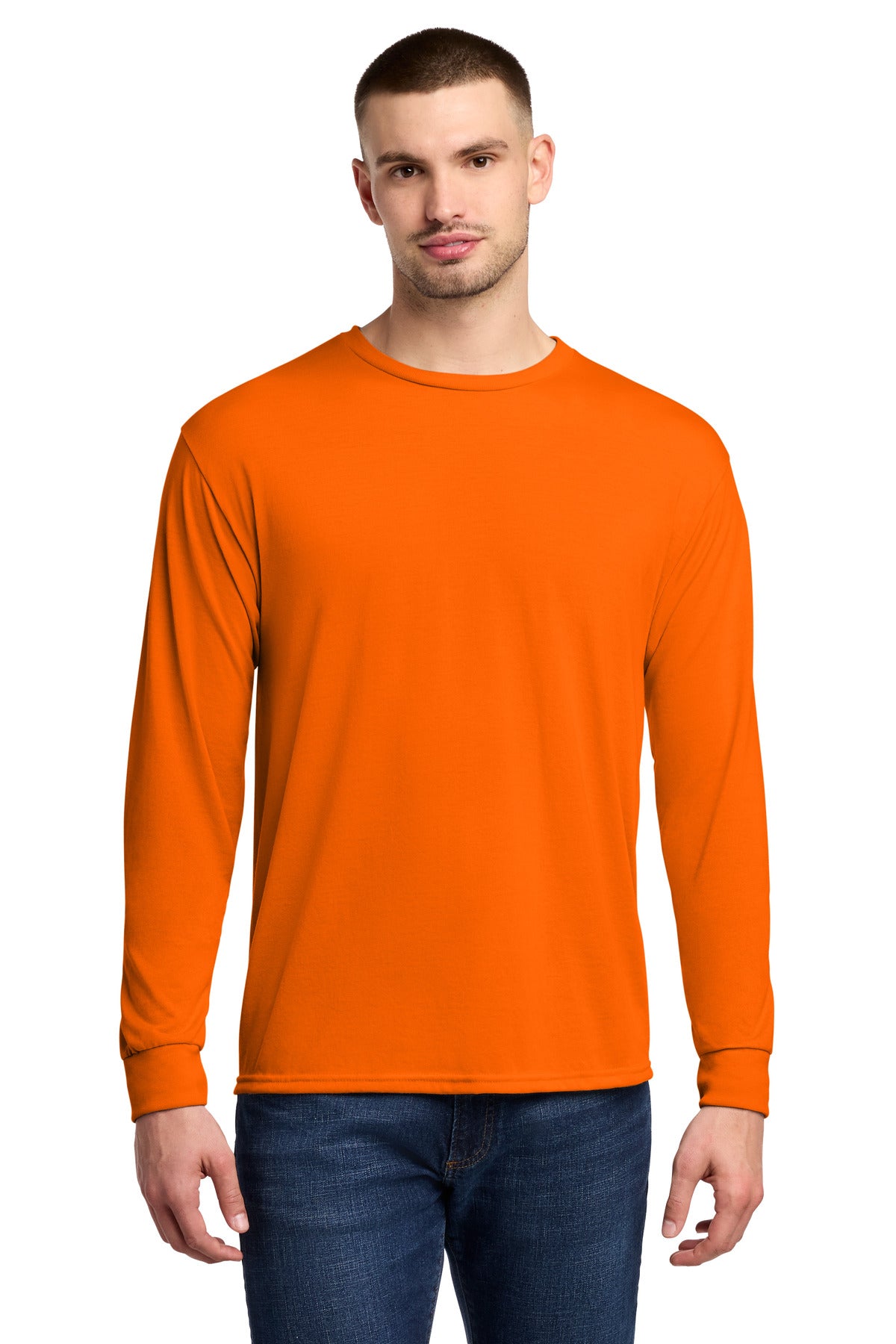 Jerzees ®  Dri-Power ®  100% Polyester Long Sleeve T-Shirt 21LS