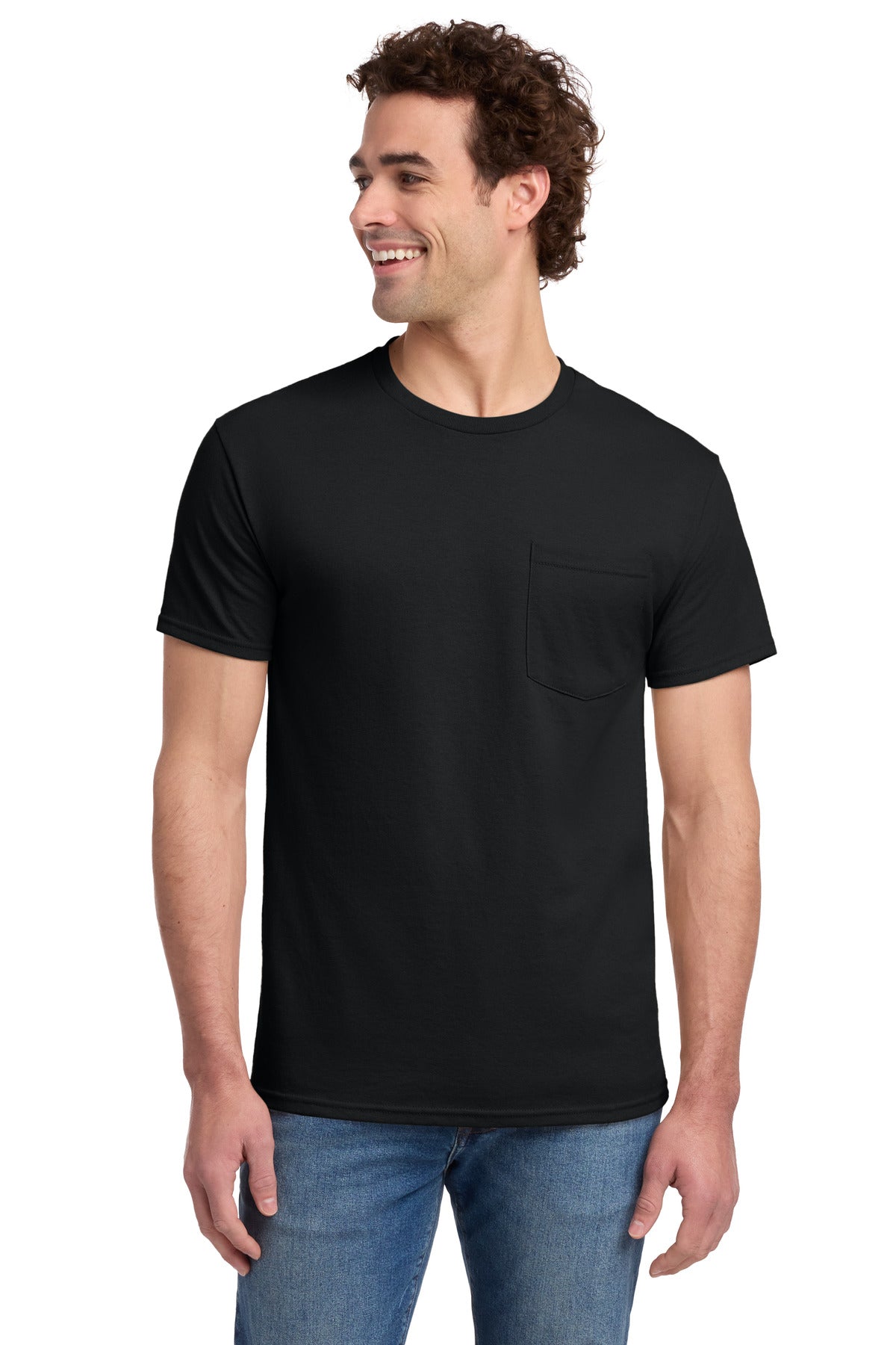Jerzees ®  -  Dri-Power ®  50/50 Cotton/Poly Pocket T-Shirt.  29MP