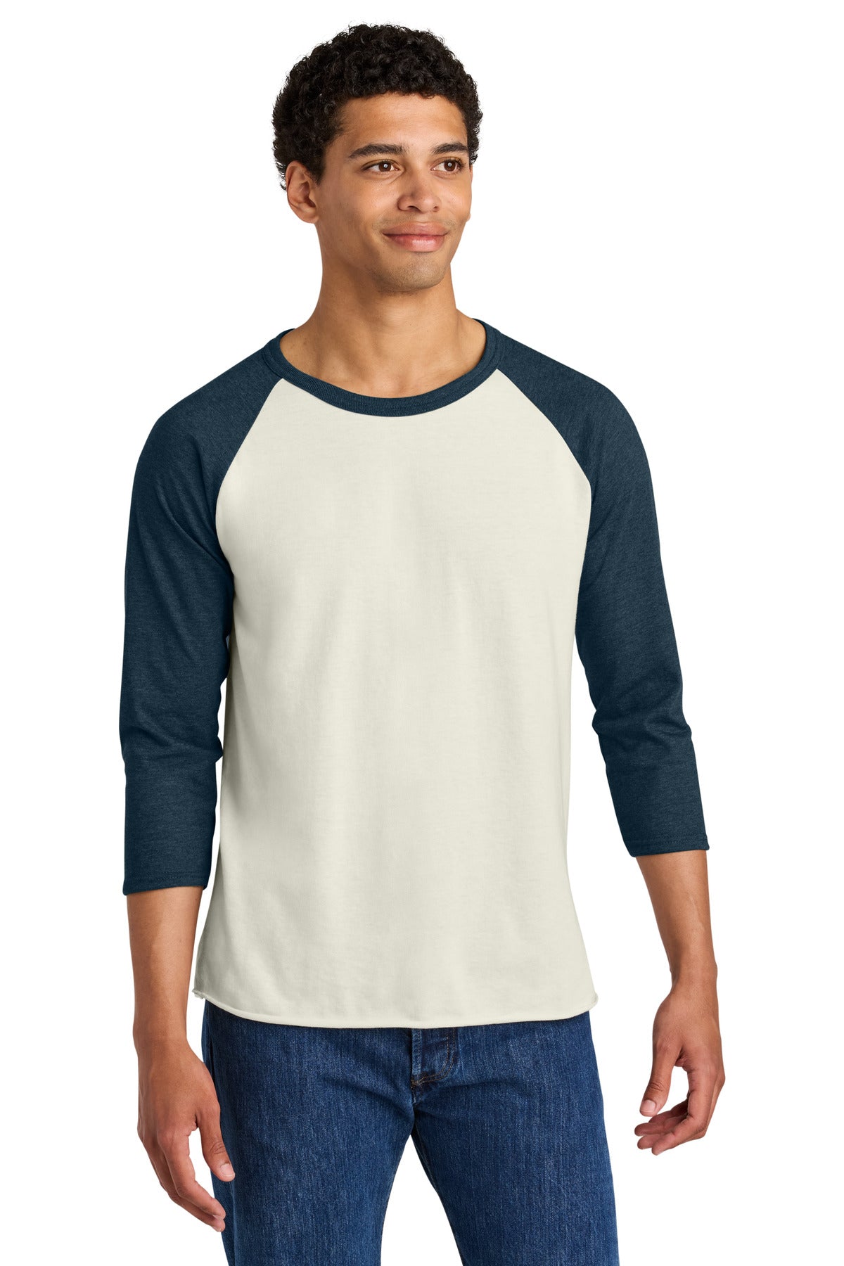 Jerzees ®  Unisex Premium Blend Combed Ring Spun 3/4-Sleeve Raglan 560R