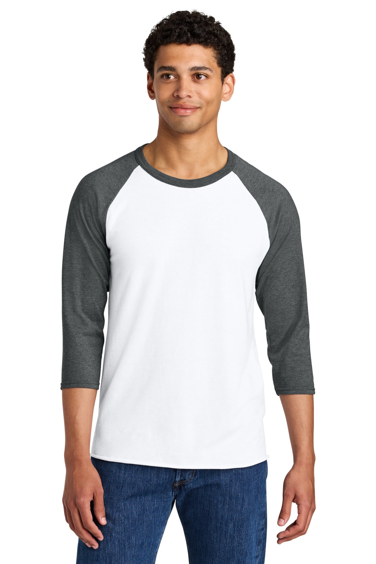 Jerzees ®  Unisex Premium Blend Combed Ring Spun 3/4-Sleeve Raglan 560R