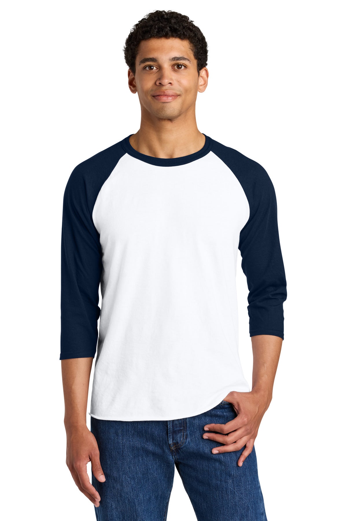 Jerzees ®  Unisex Premium Blend Combed Ring Spun 3/4-Sleeve Raglan 560R