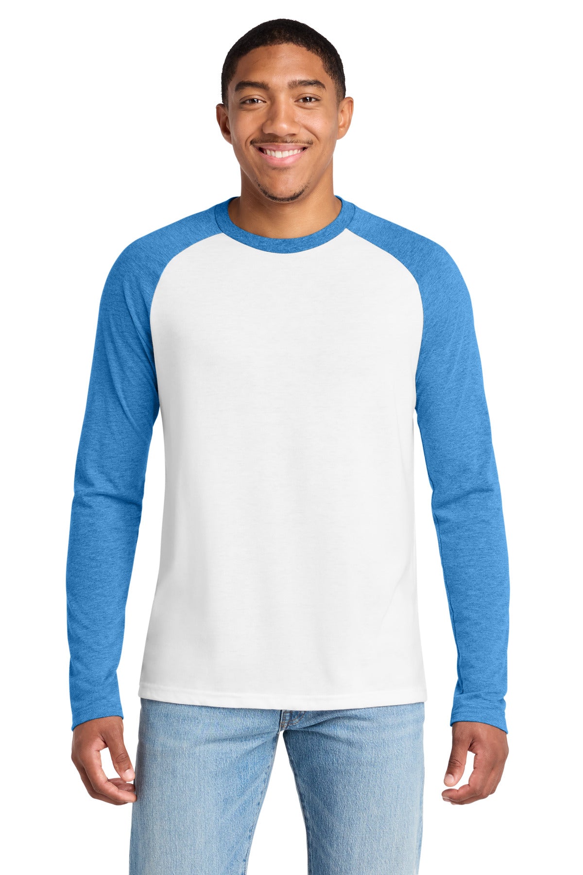 Allmade ®  Unisex Tri-Blend Long Sleeve Colorblock Raglan AL6009