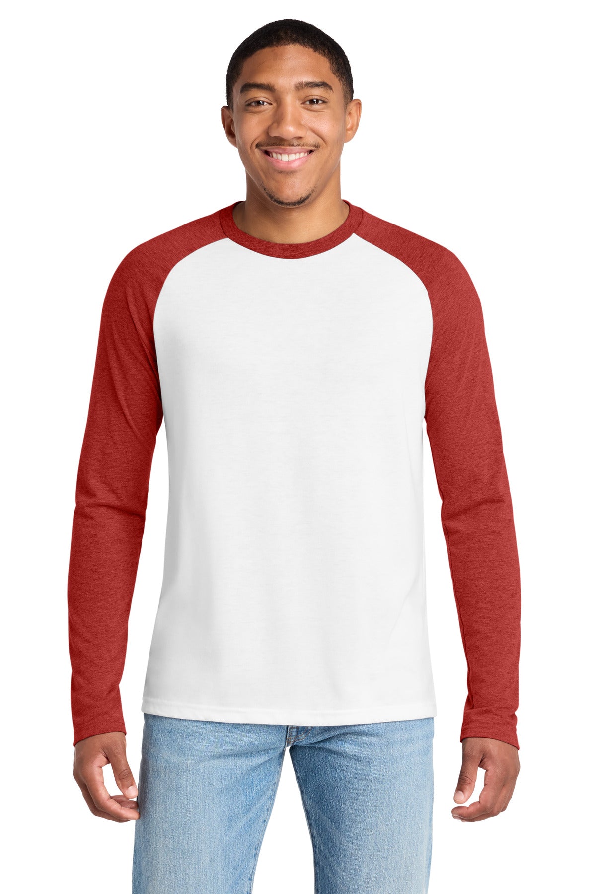 Allmade ®  Unisex Tri-Blend Long Sleeve Colorblock Raglan AL6009