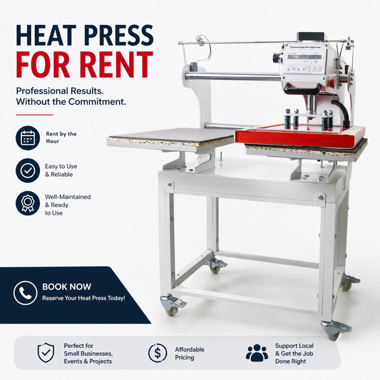 Heat Press Space Rental