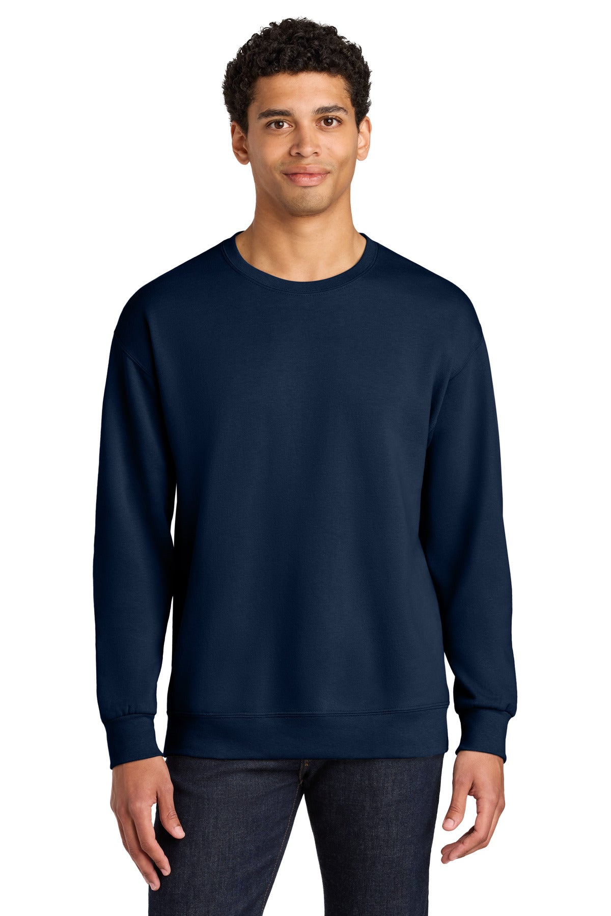 Jerzees Ultimate ®  Unisex CVC Ring Spun Crewneck Sweatshirt IC48M
