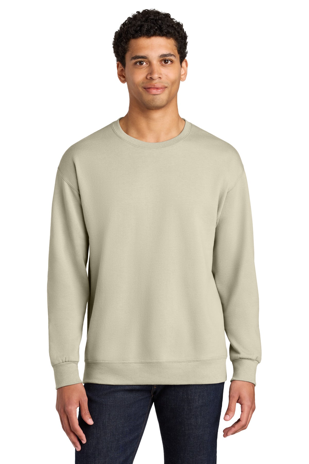 Jerzees Ultimate ®  Unisex CVC Ring Spun Crewneck Sweatshirt IC48M