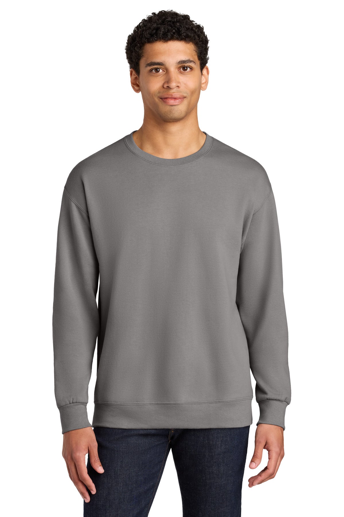 Jerzees Ultimate ®  Unisex CVC Ring Spun Crewneck Sweatshirt IC48M