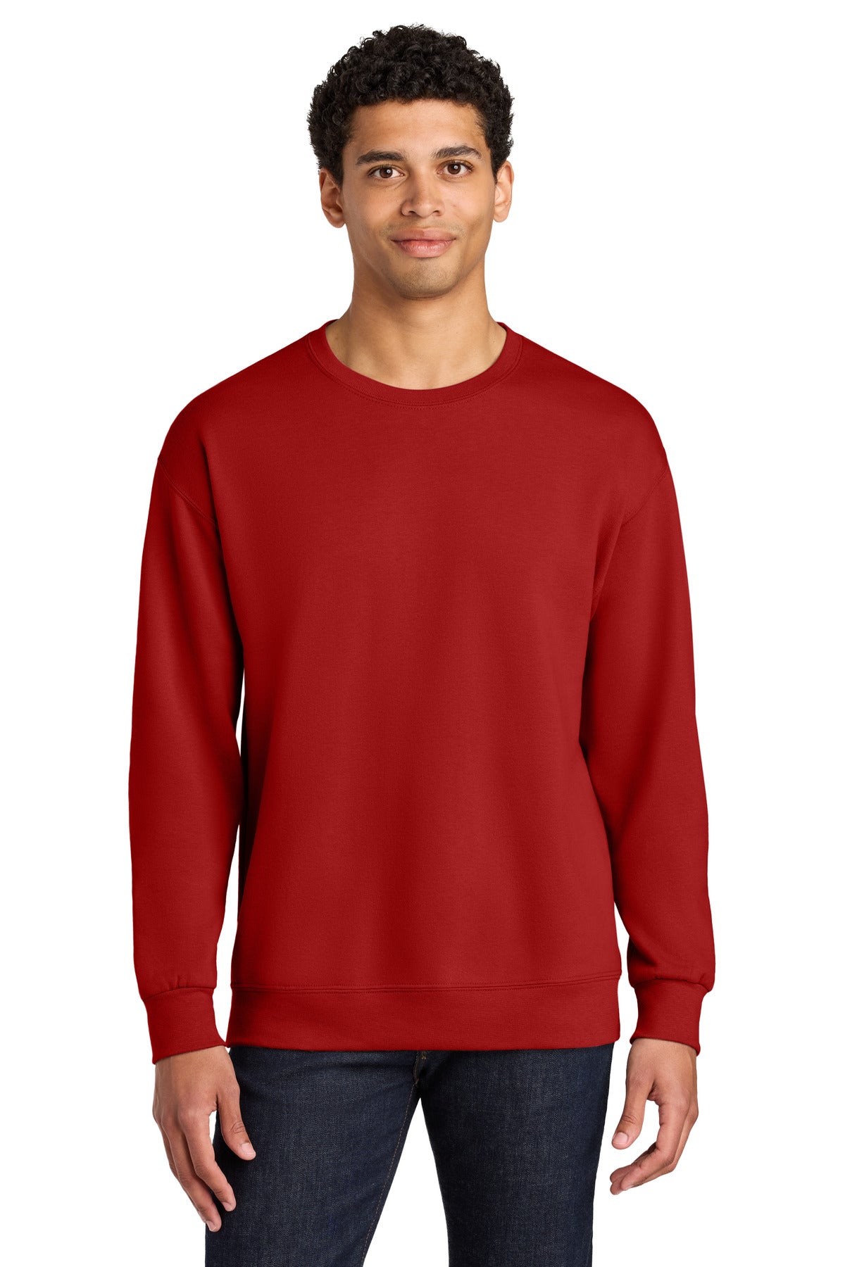 Jerzees Ultimate ®  Unisex CVC Ring Spun Crewneck Sweatshirt IC48M