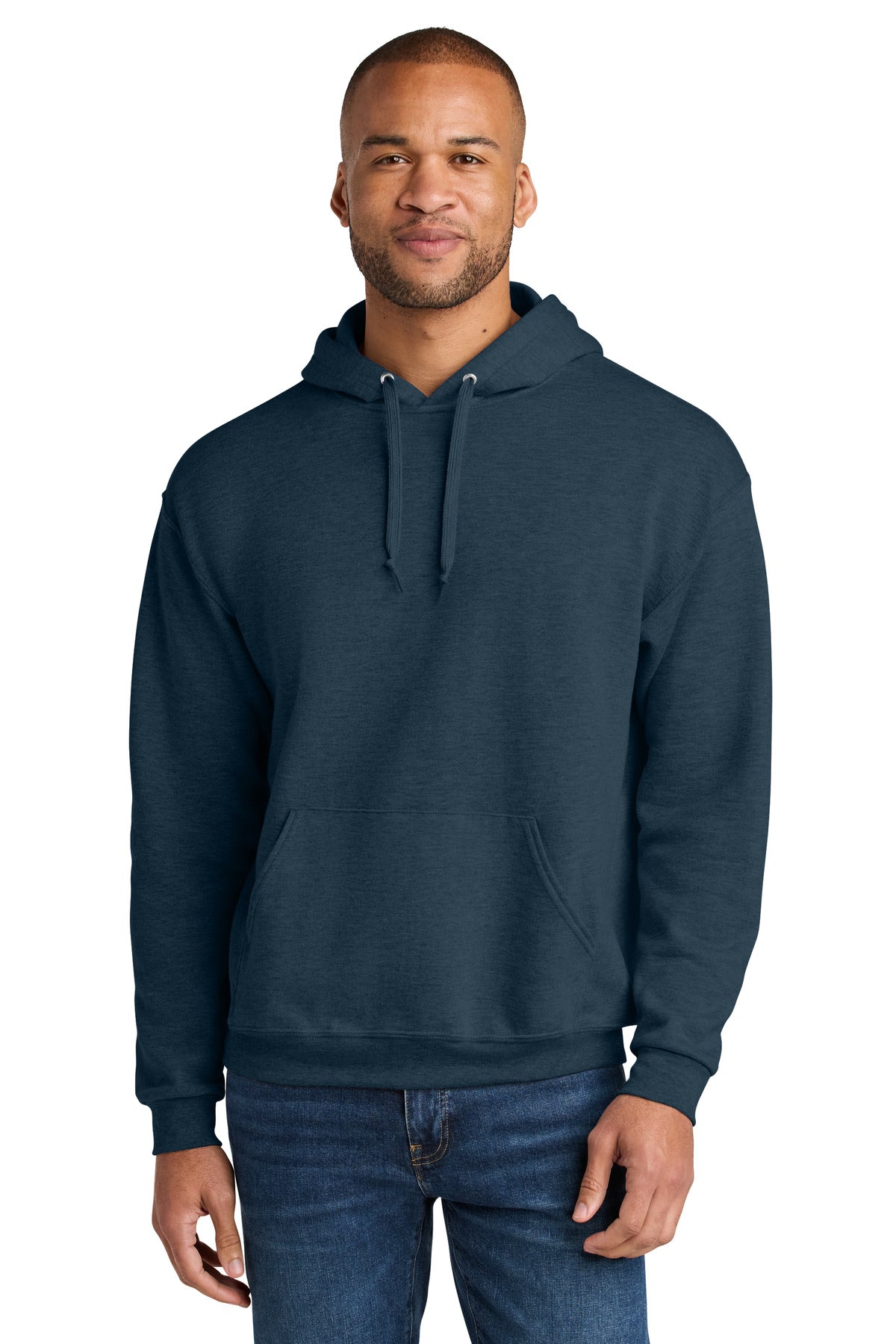 Jerzees Ultimate ®  Unisex CVC Ring Spun Hooded Sweatshirt IC49M