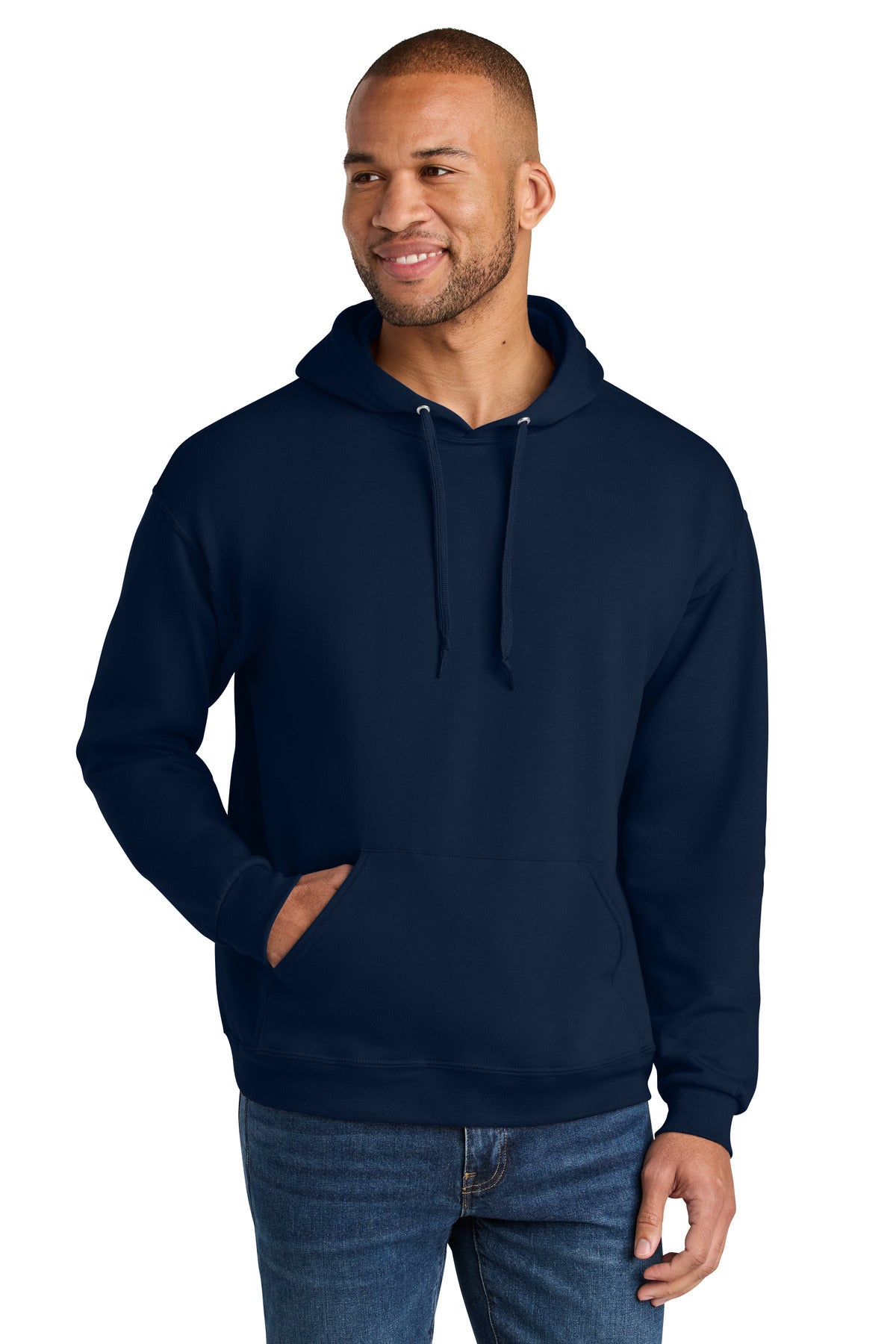 Jerzees Ultimate ®  Unisex CVC Ring Spun Hooded Sweatshirt IC49M