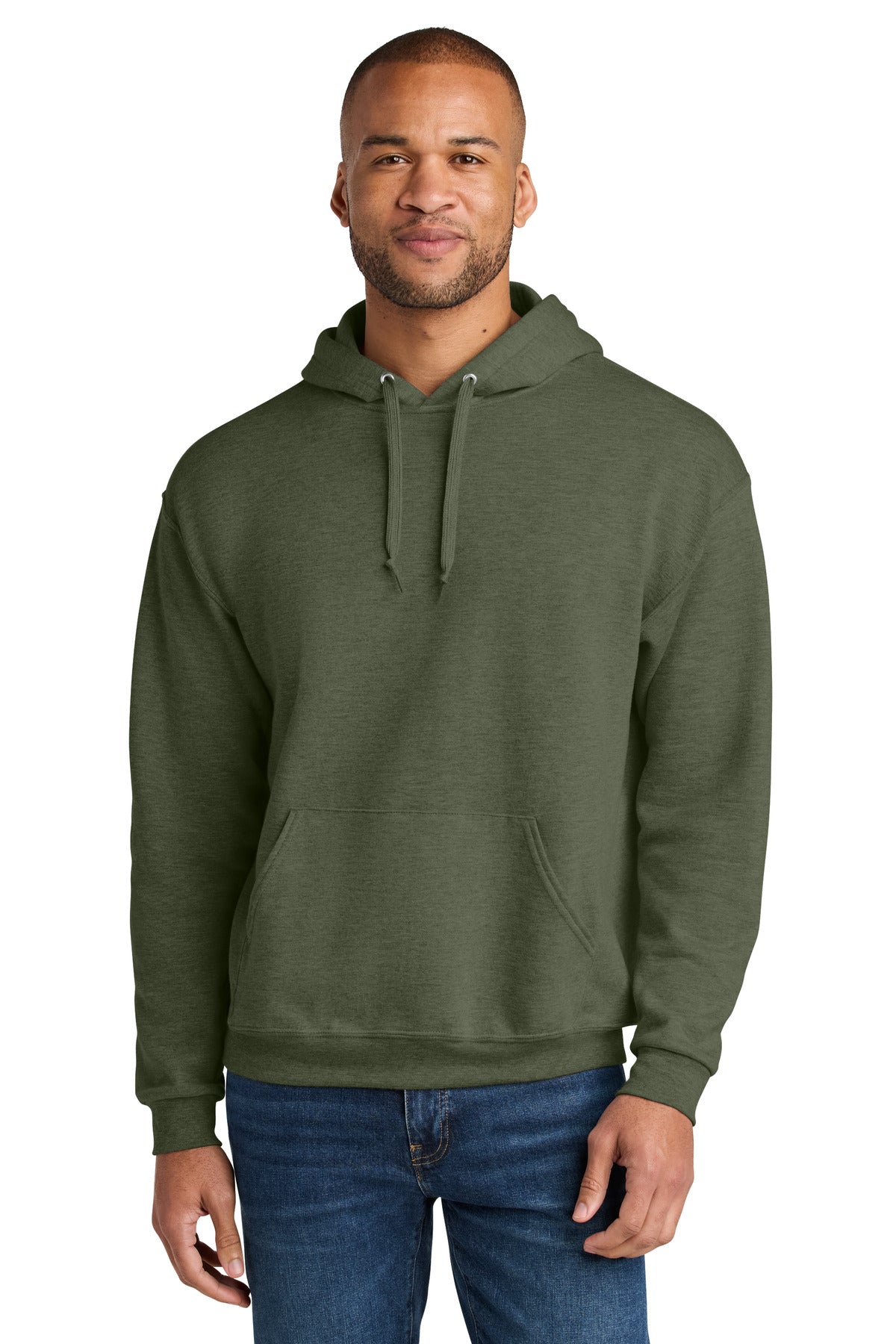Jerzees Ultimate ®  Unisex CVC Ring Spun Hooded Sweatshirt IC49M