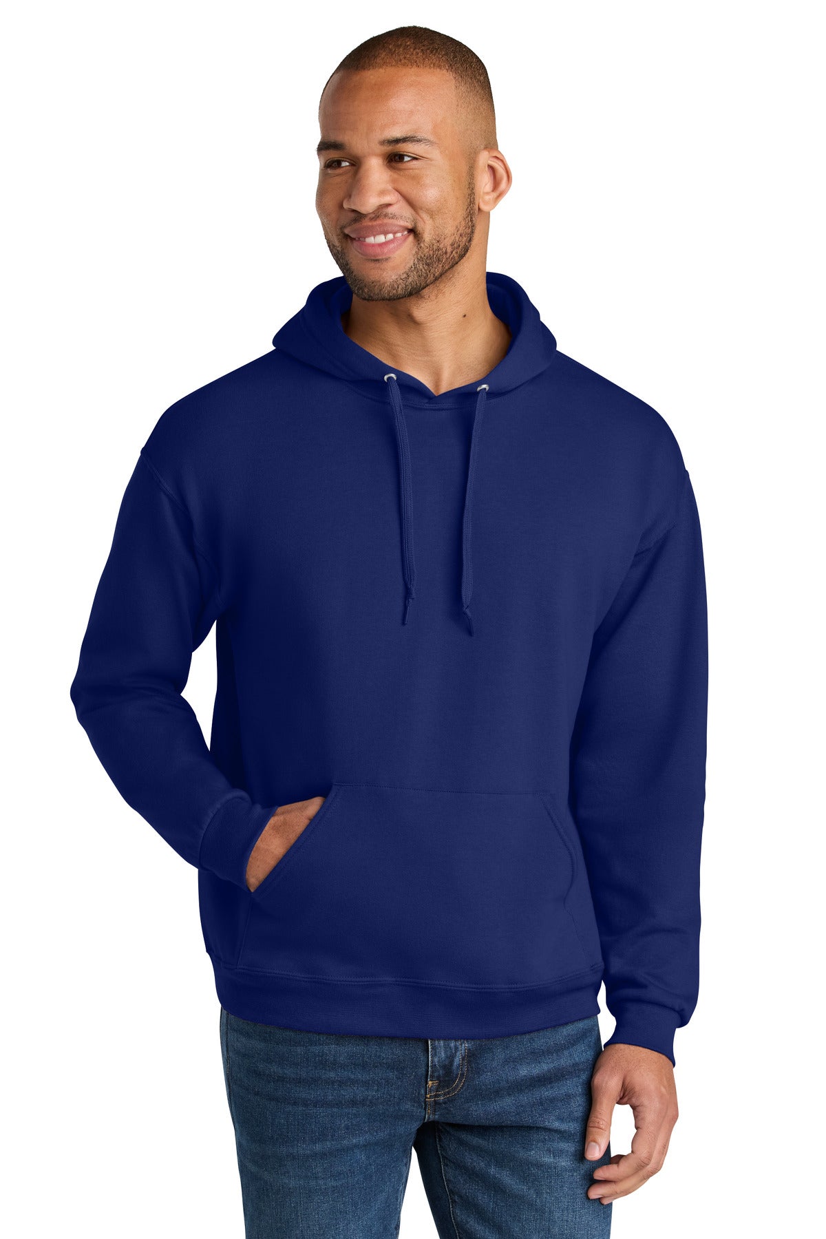 Jerzees Ultimate ®  Unisex CVC Ring Spun Hooded Sweatshirt IC49M