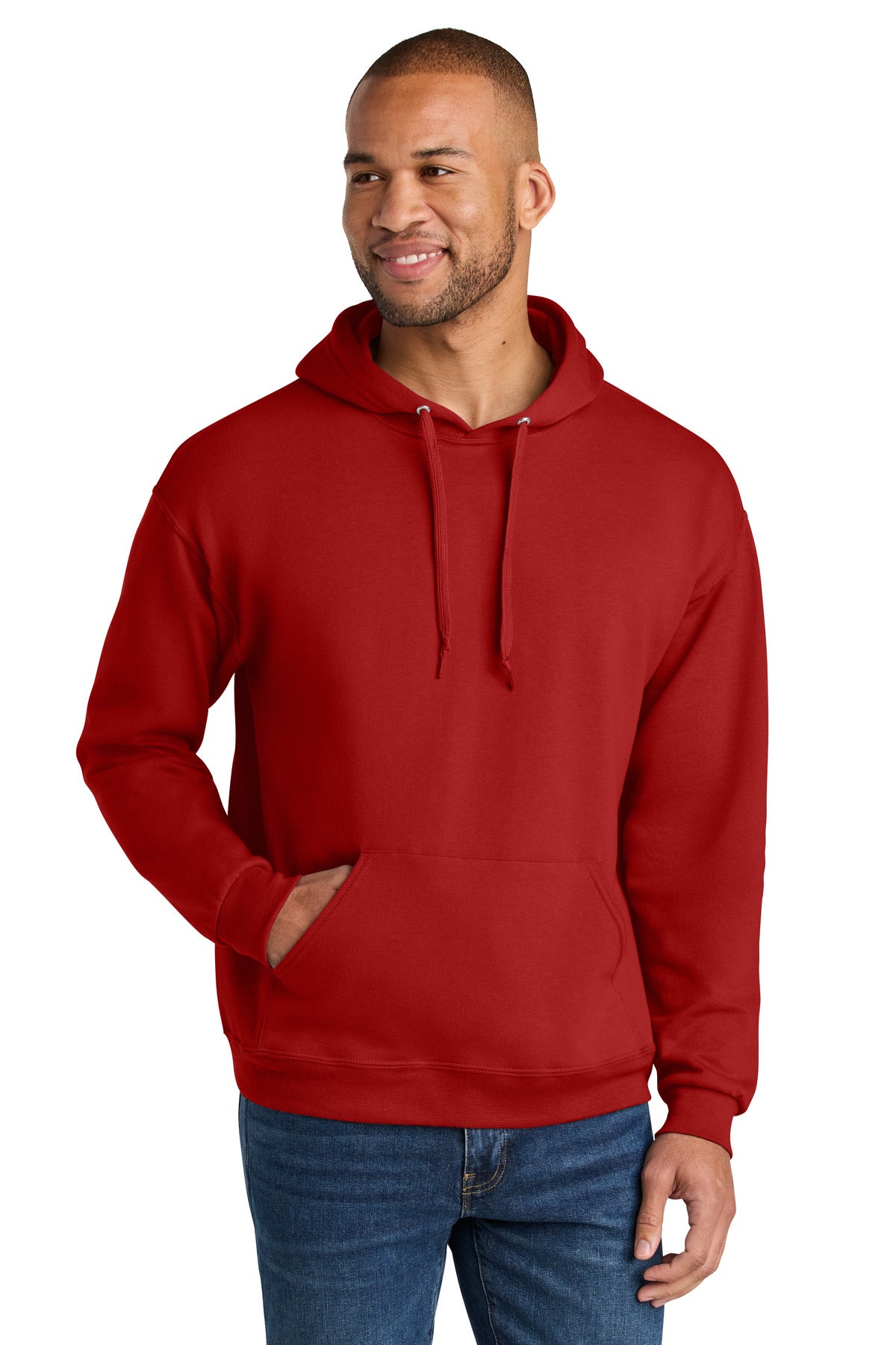Jerzees Ultimate ®  Unisex CVC Ring Spun Hooded Sweatshirt IC49M