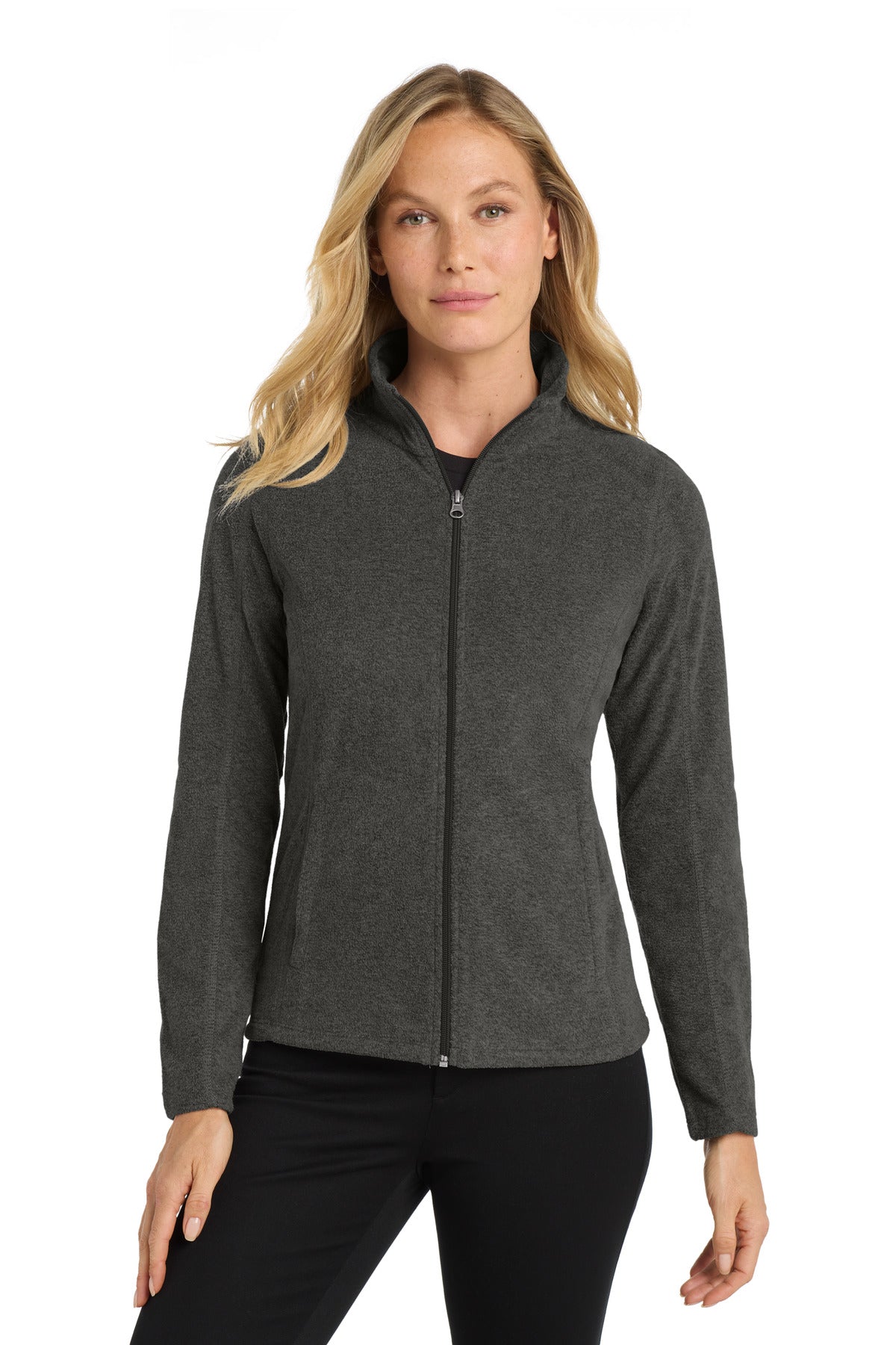 Port Authority ®  Women's Heather Microfleece Full-Zip Jacket. L235