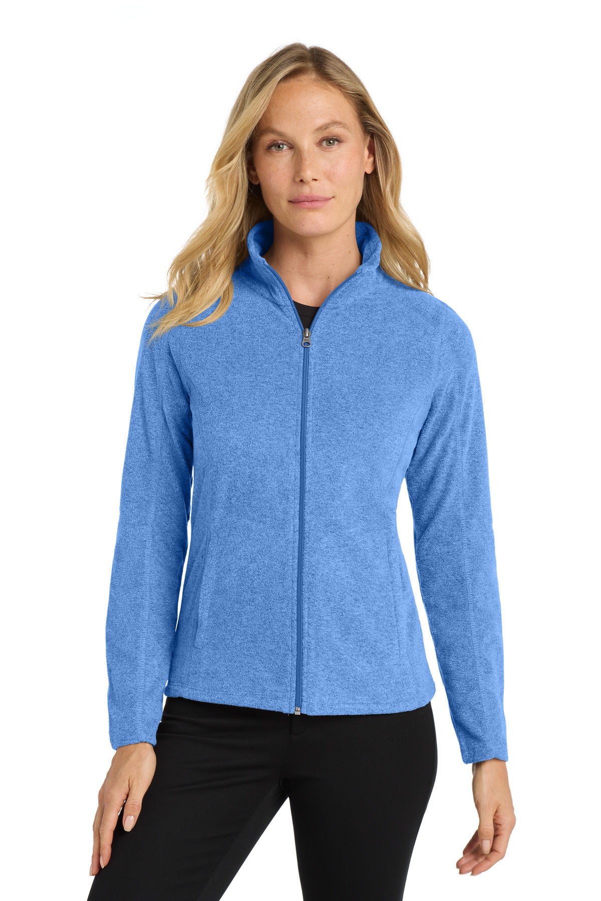 Port Authority ®  Women's Heather Microfleece Full-Zip Jacket. L235