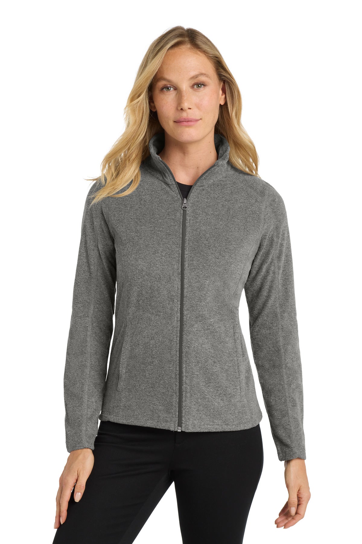 Port Authority ®  Women's Heather Microfleece Full-Zip Jacket. L235