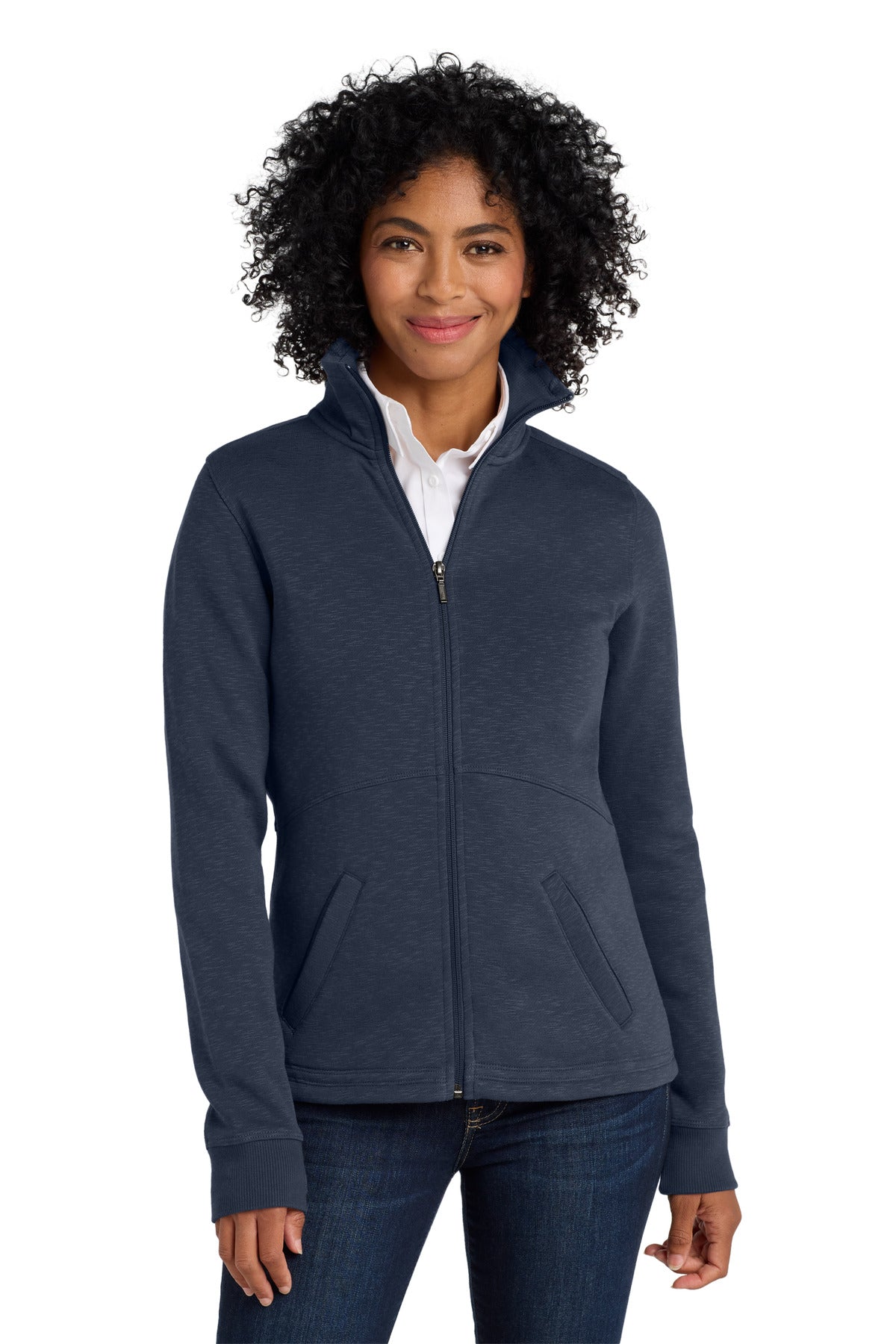 Port Authority ®  Women's Slub Fleece Full-Zip Jacket. L293