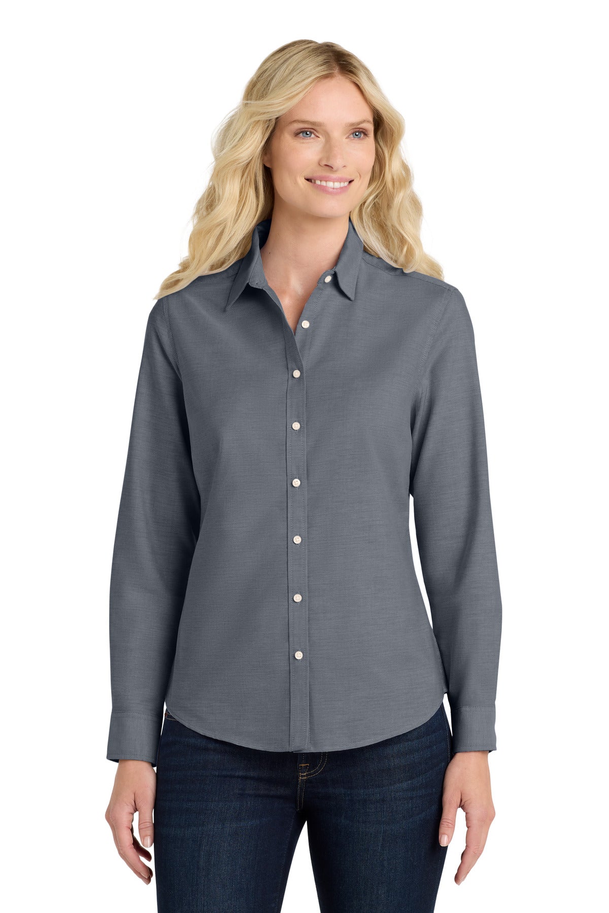 Port Authority ®  Women's SuperPro ™  Oxford Shirt. L658
