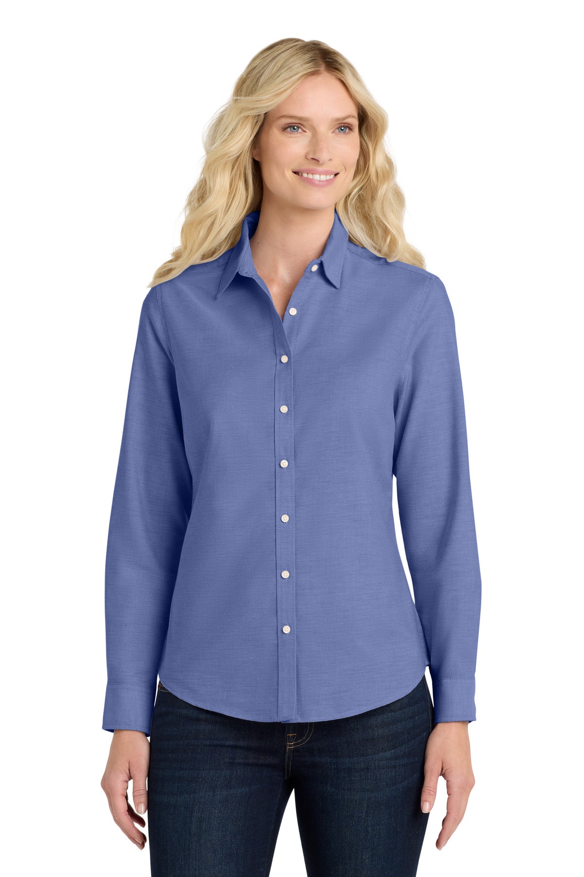 Port Authority ®  Women's SuperPro ™  Oxford Shirt. L658