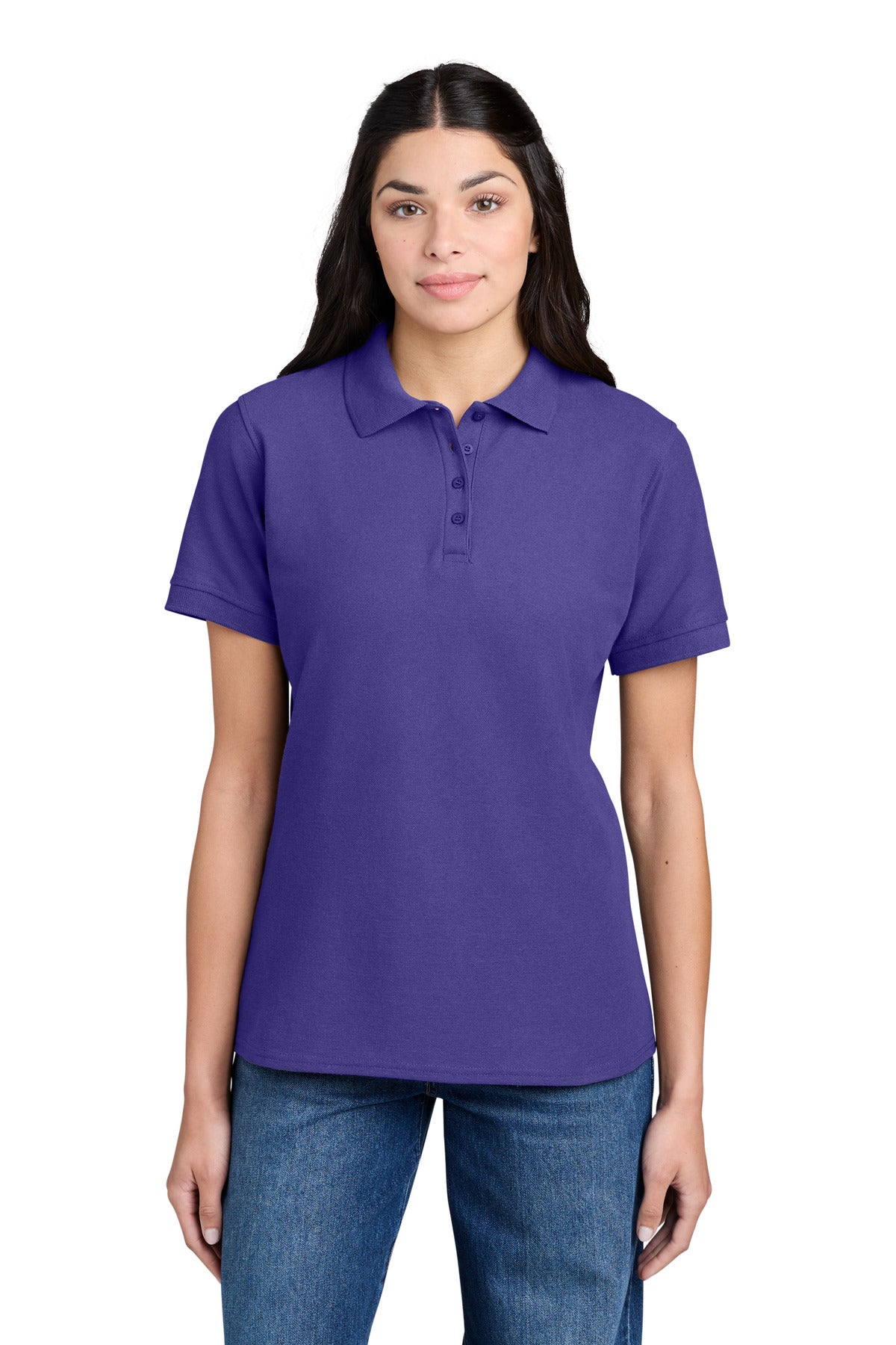 Port & Co ®  Women's Core Blend Pique Polo. LKP155